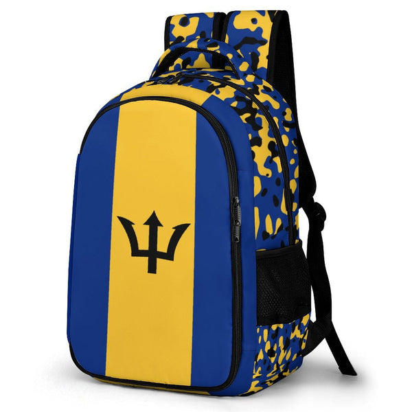 Barbados Flag Casual Backpack - Conscious Apparel Store
