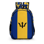 Barbados Flag Casual Backpack - Conscious Apparel Store