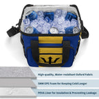Barbados Flag Insulated Cooler Bag - Conscious Apparel Store