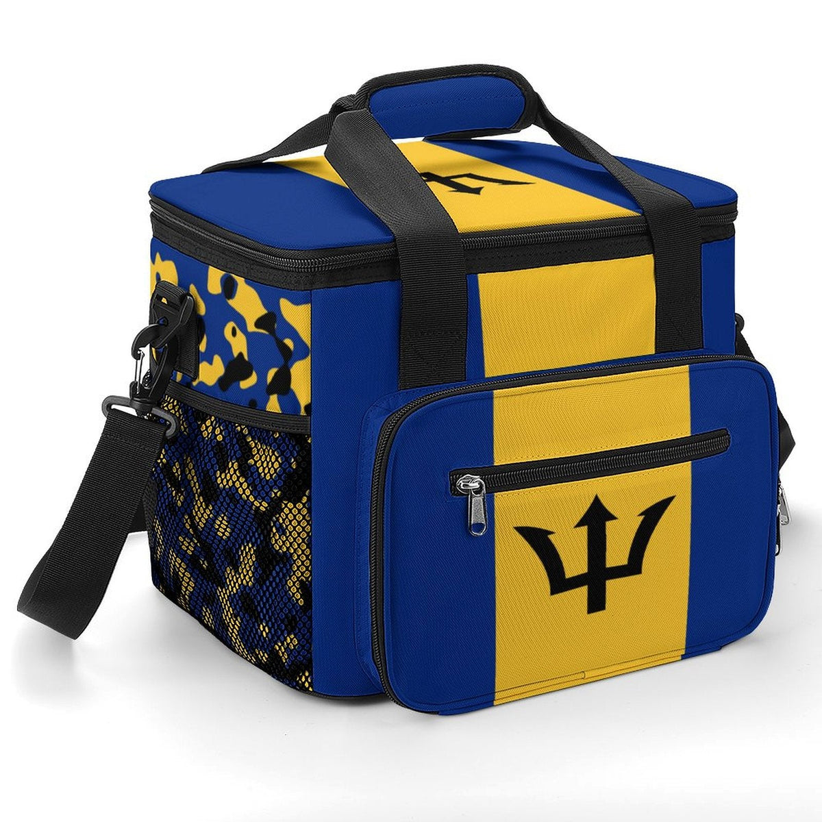 Barbados Flag Insulated Cooler Bag - Conscious Apparel Store