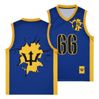Barbados Flag Premium Sport Jersey Tank Top - Conscious Apparel Store