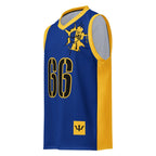 Barbados Flag Premium Sport Jersey Tank Top - Conscious Apparel Store
