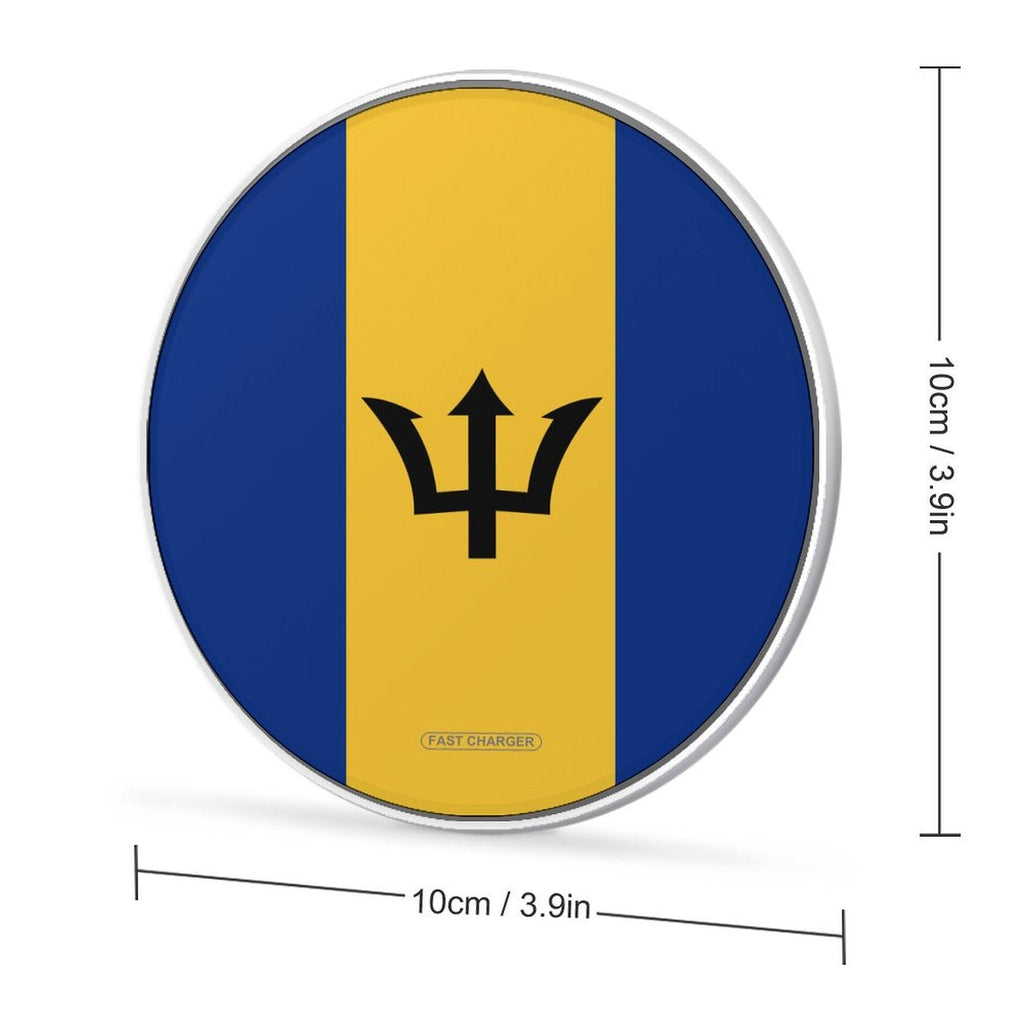 Barbados Flag Wireless Charging Pad - Conscious Apparel Store