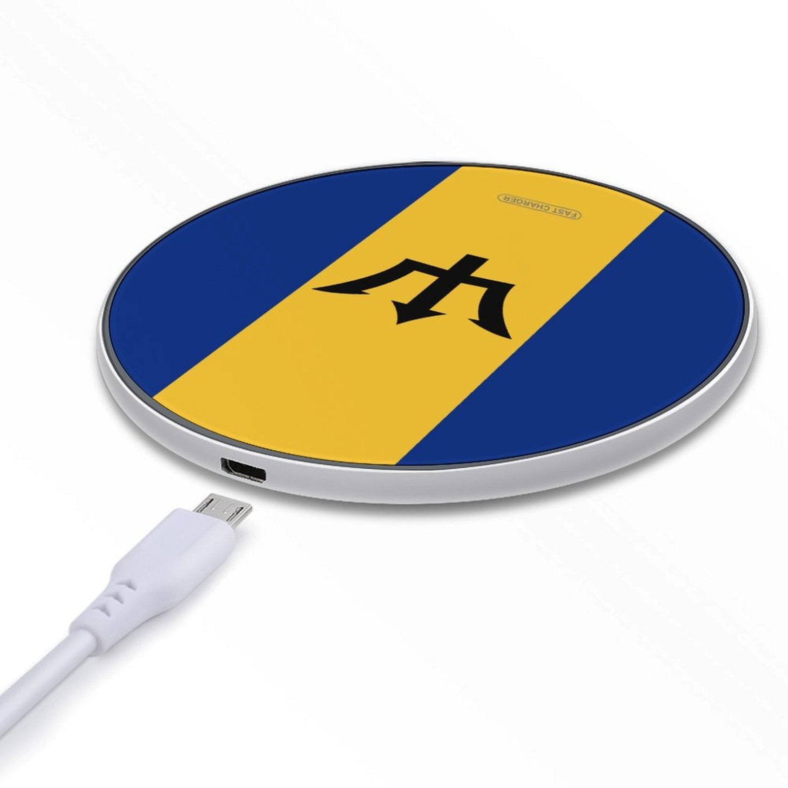 Barbados Flag Wireless Charging Pad - Conscious Apparel Store
