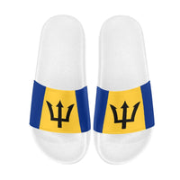 Barbados Flag Women's Slide Sandals - Conscious Apparel Store