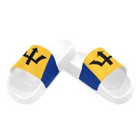 Barbados Flag Women's Slide Sandals - Conscious Apparel Store
