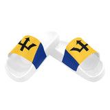 Barbados Flag Women's Slide Sandals - Conscious Apparel Store