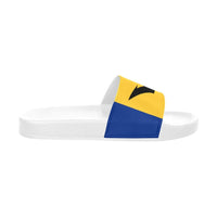 Barbados Flag Women's Slide Sandals - Conscious Apparel Store