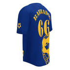 Barbados Football Themed Button-Down Sport Jersey - Conscious Apparel Store