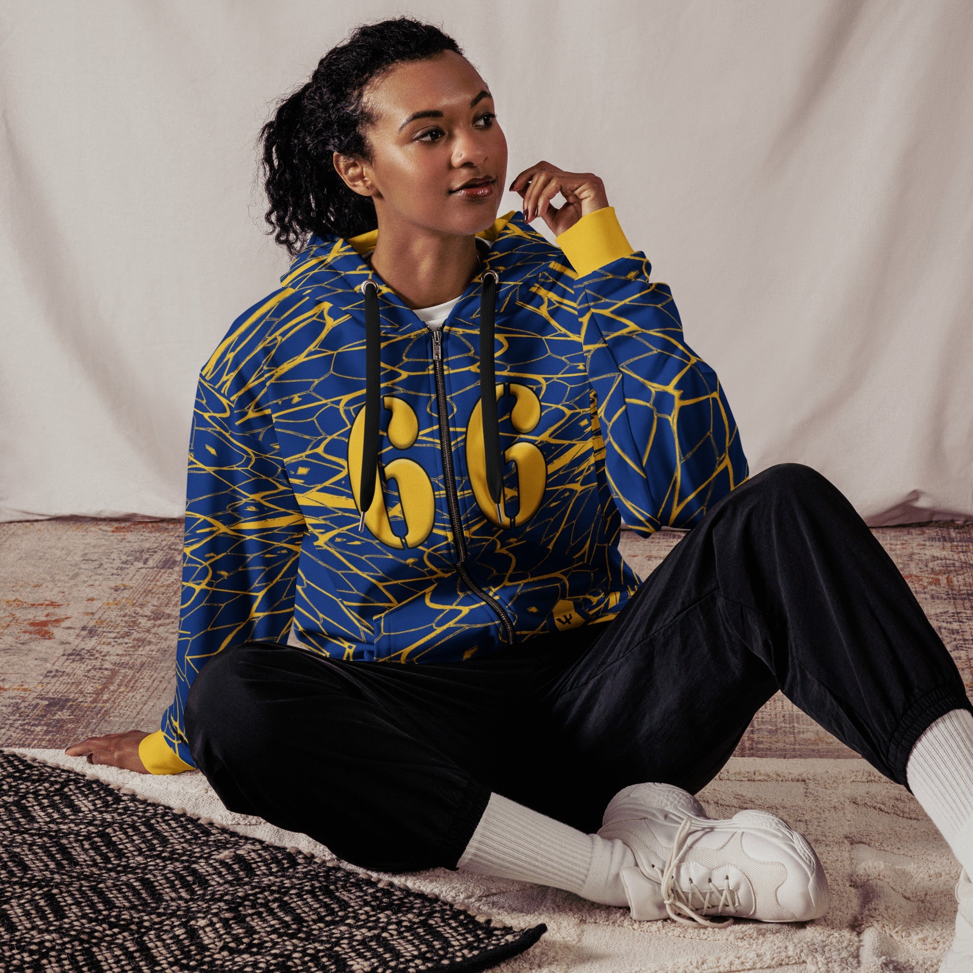 Barbados Football Unisex zip hoodie - Conscious Apparel Store