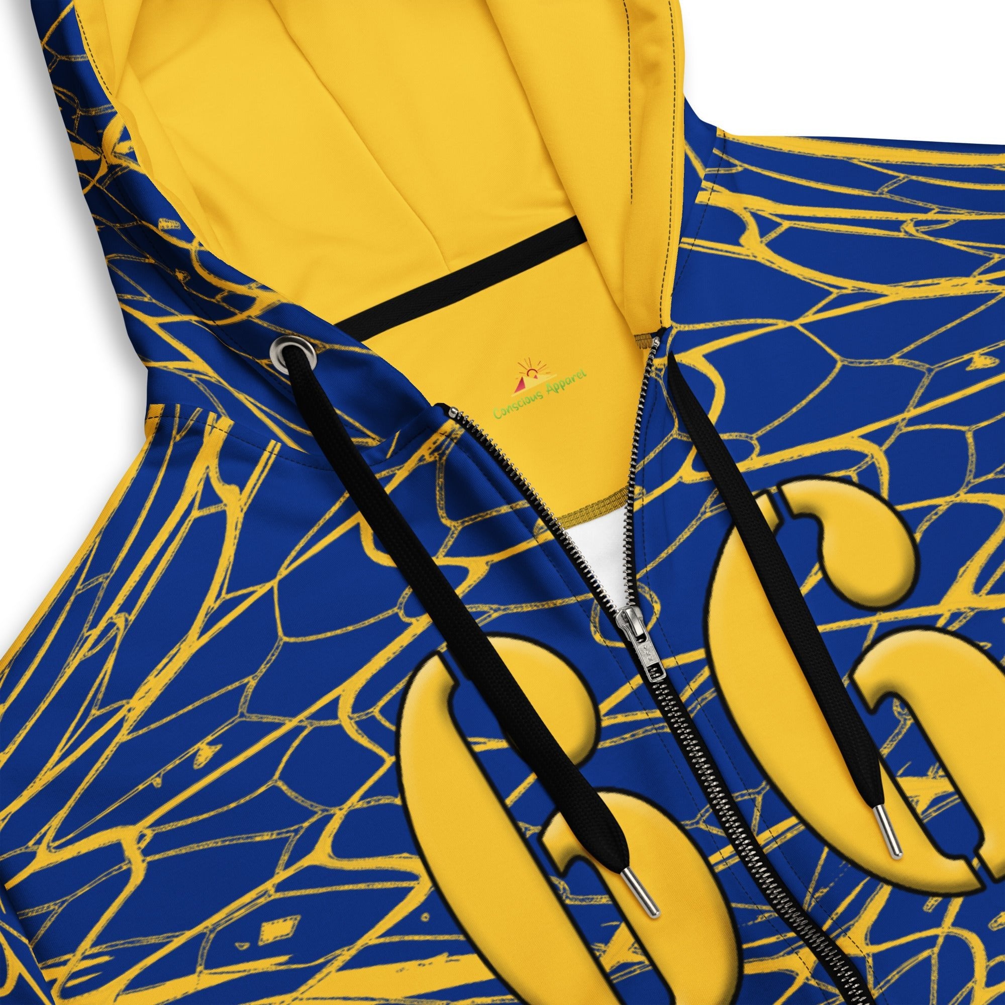 Barbados Football Unisex zip hoodie - Conscious Apparel Store