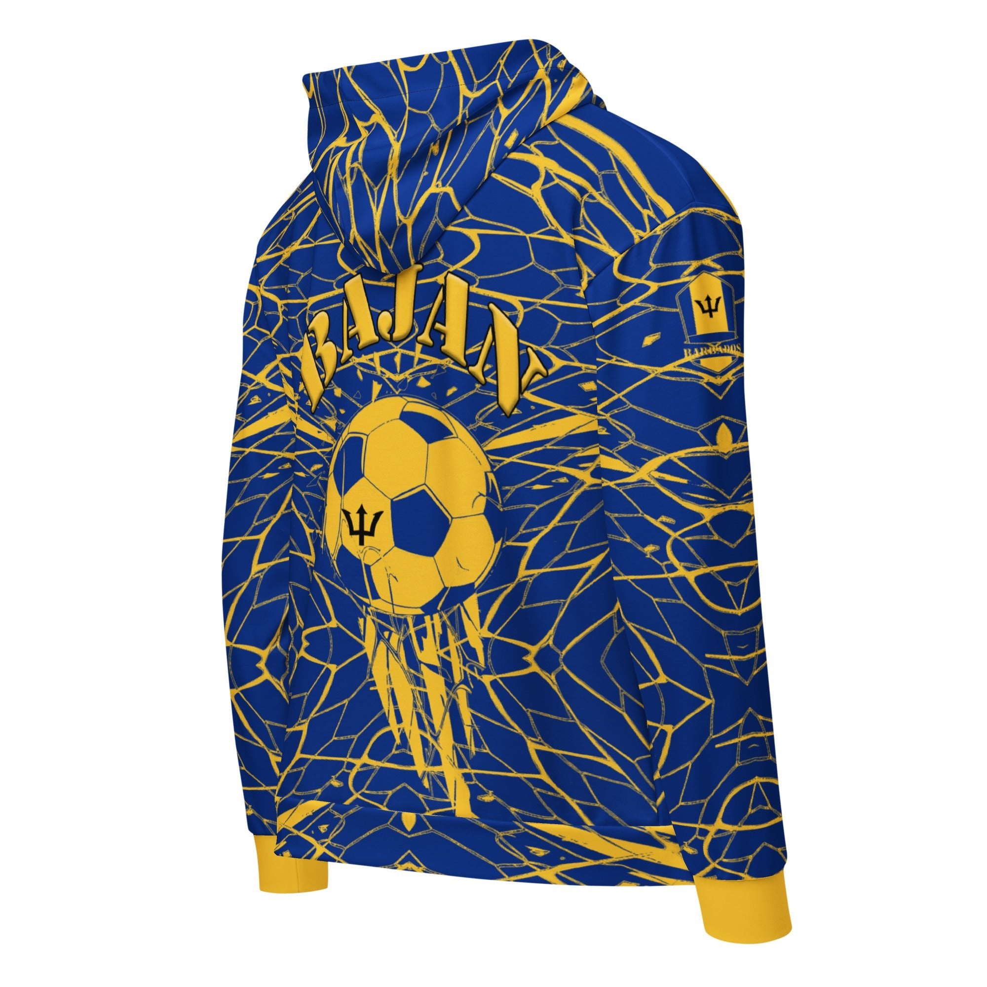 Barbados Football Unisex zip hoodie - Conscious Apparel Store