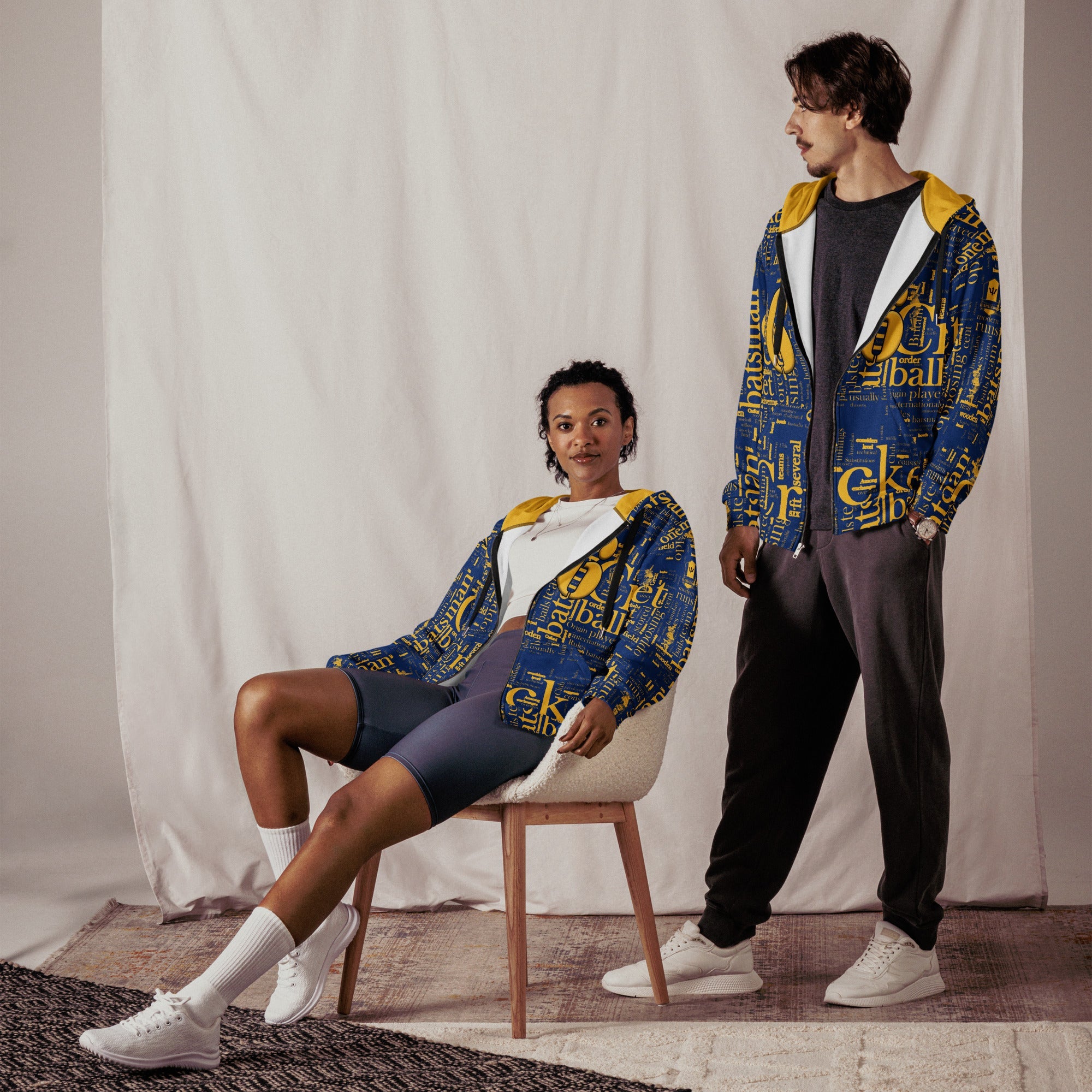 Barbados (WI) Cricket Unisex zip hoodie - Conscious Apparel Store