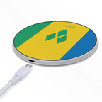 St Vincent & the Grenadines Flag Wireless Charging Pad