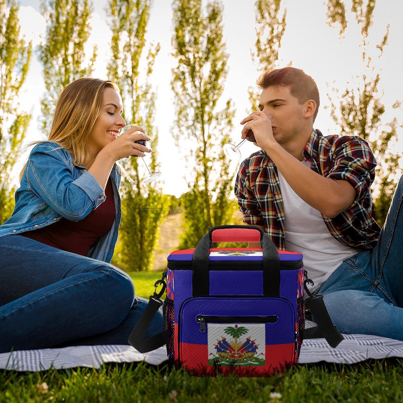 Haiti Flag Insulated Cooler Bag