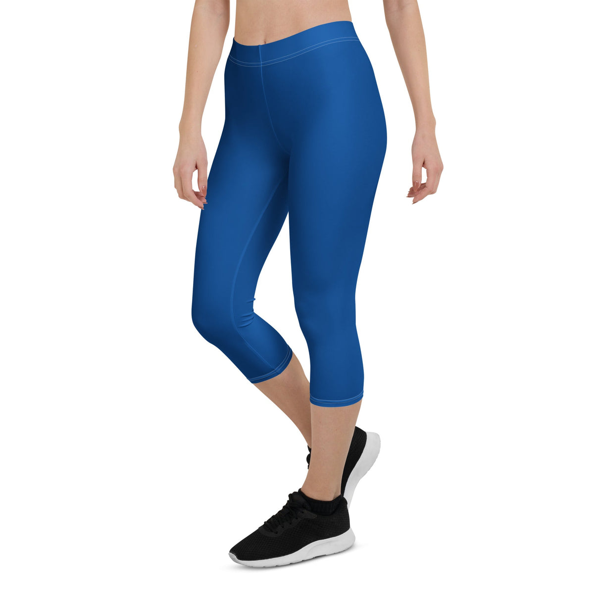 Belize Blue Capri Leggings - Conscious Apparel Store