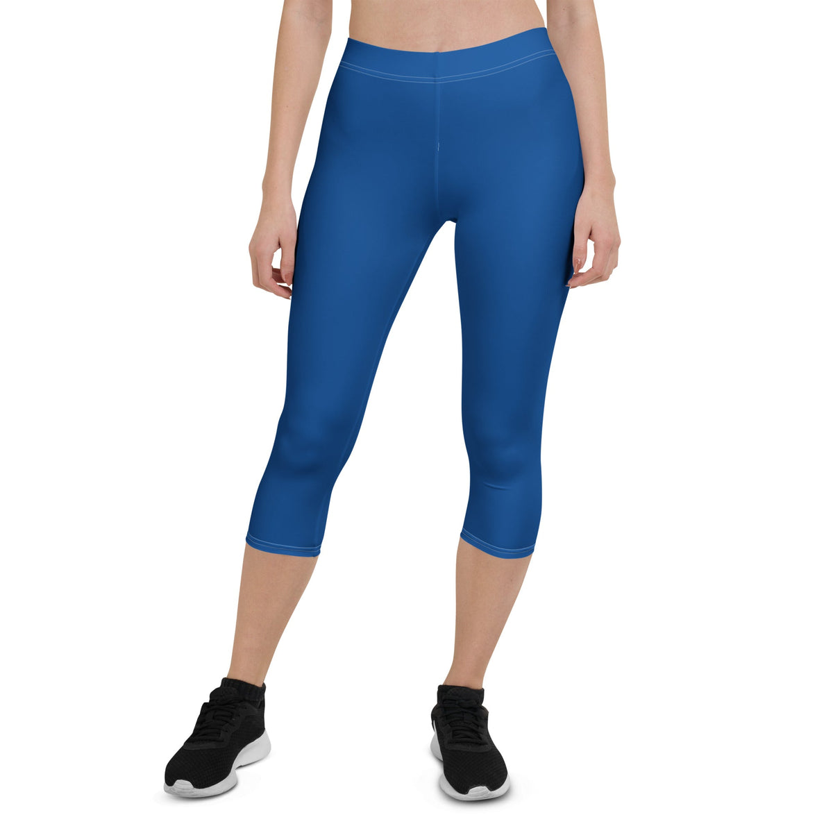 Belize Blue Capri Leggings - Conscious Apparel Store