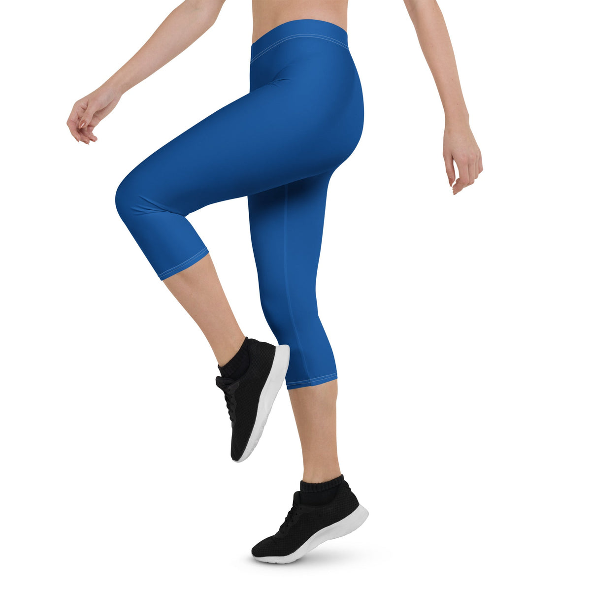 Belize Blue Capri Leggings - Conscious Apparel Store