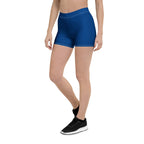 Belize Blue Leggings Shorts - Conscious Apparel Store