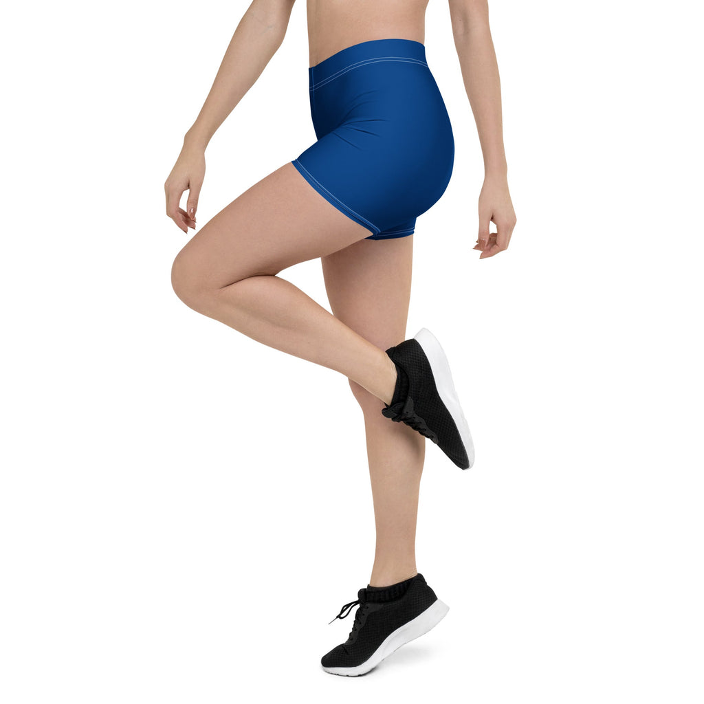 Belize Blue Leggings Shorts - Conscious Apparel Store