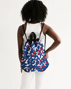 Belize Flag Camo Canvas Drawstring Bag - Conscious Apparel Store