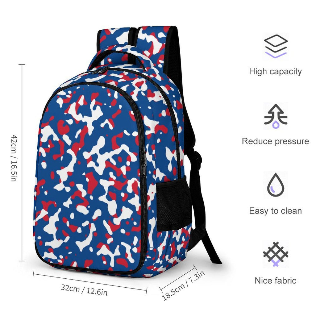 Belize Flag Camo Casual Backpack - Conscious Apparel Store