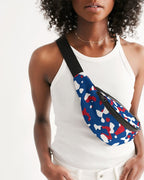 Belize Flag Camo Crossbody Sling Bag - Conscious Apparel Store