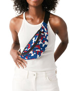 Belize Flag Camo Crossbody Sling Bag - Conscious Apparel Store