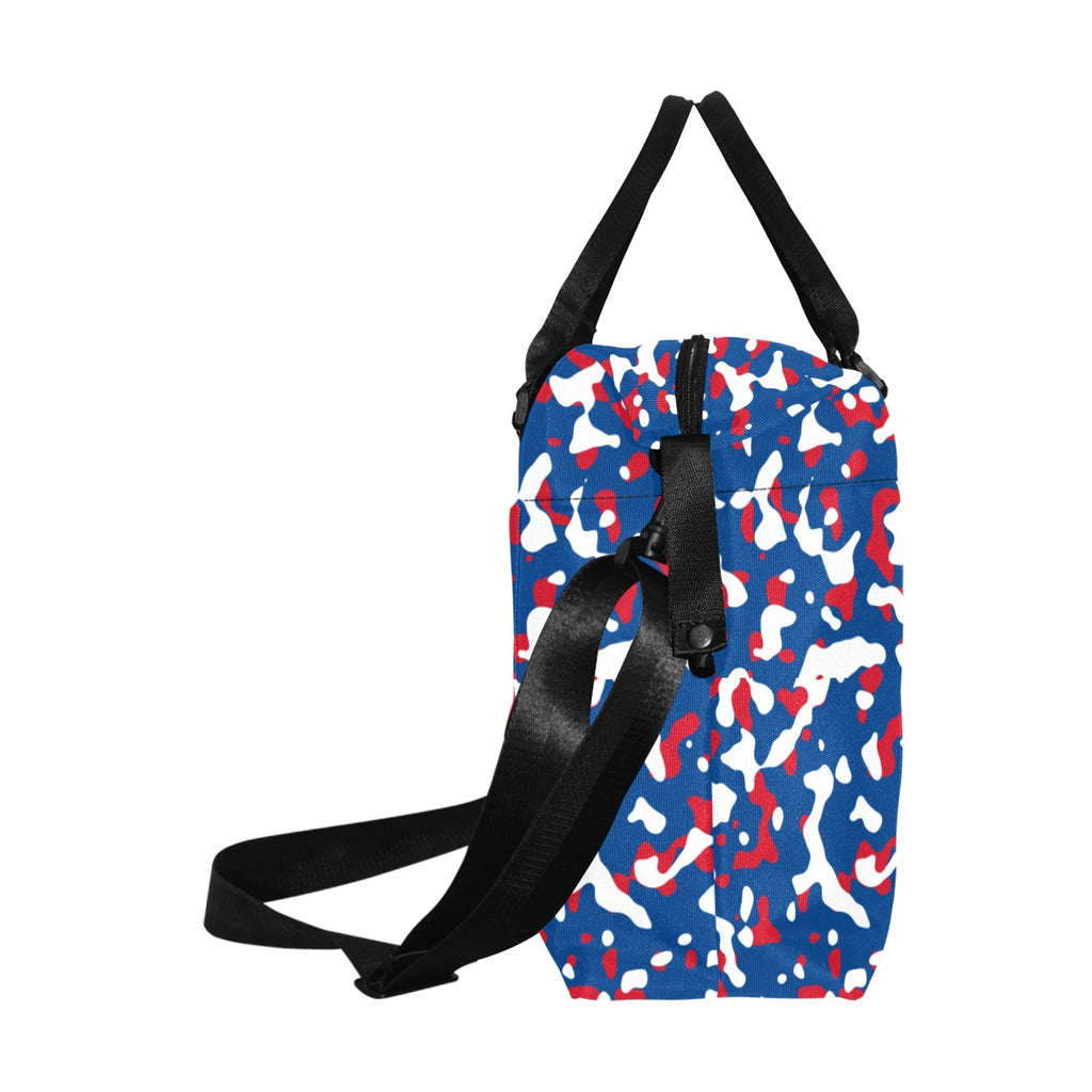 Belize Flag Camo Large Capacity Duffle Bag - Conscious Apparel Store