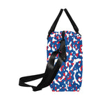 Belize Flag Camo Large Capacity Duffle Bag - Conscious Apparel Store
