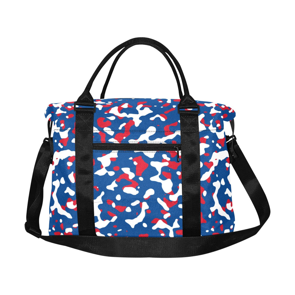 Belize Flag Camo Large Capacity Duffle Bag - Conscious Apparel Store