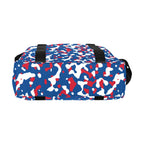 Belize Flag Camo Large Capacity Duffle Bag - Conscious Apparel Store