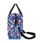 Belize Flag Camo Large Capacity Duffle Bag - Conscious Apparel Store