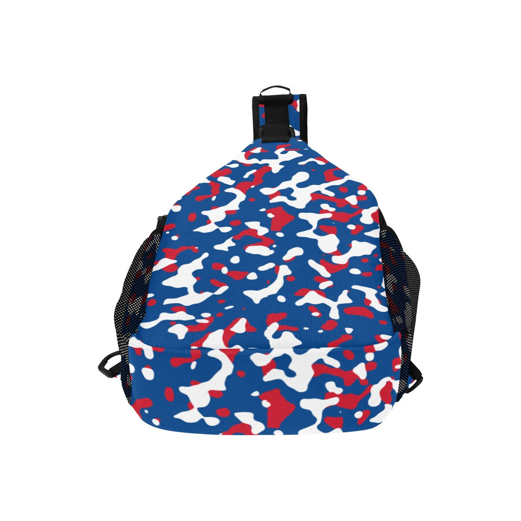 Belize Flag Camo Men's Casual Chest Bag - Conscious Apparel Store