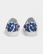 Belize Flag Camo Men's Slip-On Canvas Shoe - Conscious Apparel Store