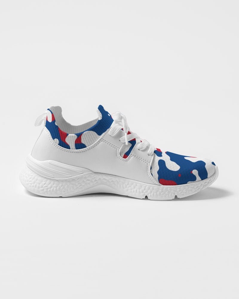 Belize Flag Camo Men's Two-Tone Sneaker - Conscious Apparel Store