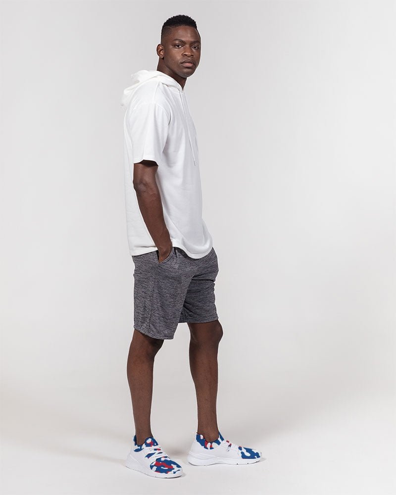 Belize Flag Camo Men's Two - Tone Sneaker - Conscious Apparel Store