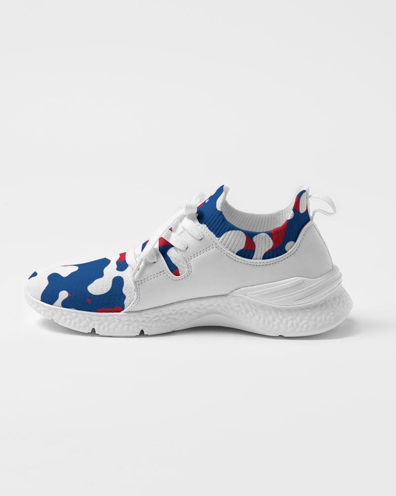 Belize Flag Camo Men's Two-Tone Sneaker - Conscious Apparel Store