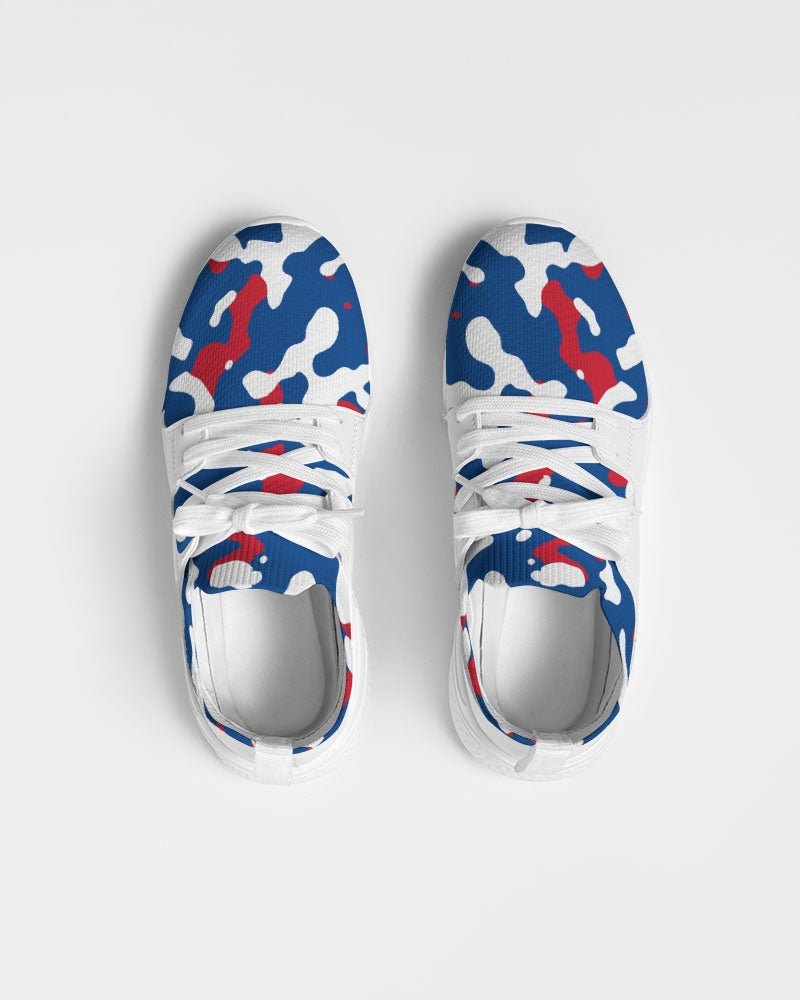Belize Flag Camo Men's Two - Tone Sneaker - Conscious Apparel Store