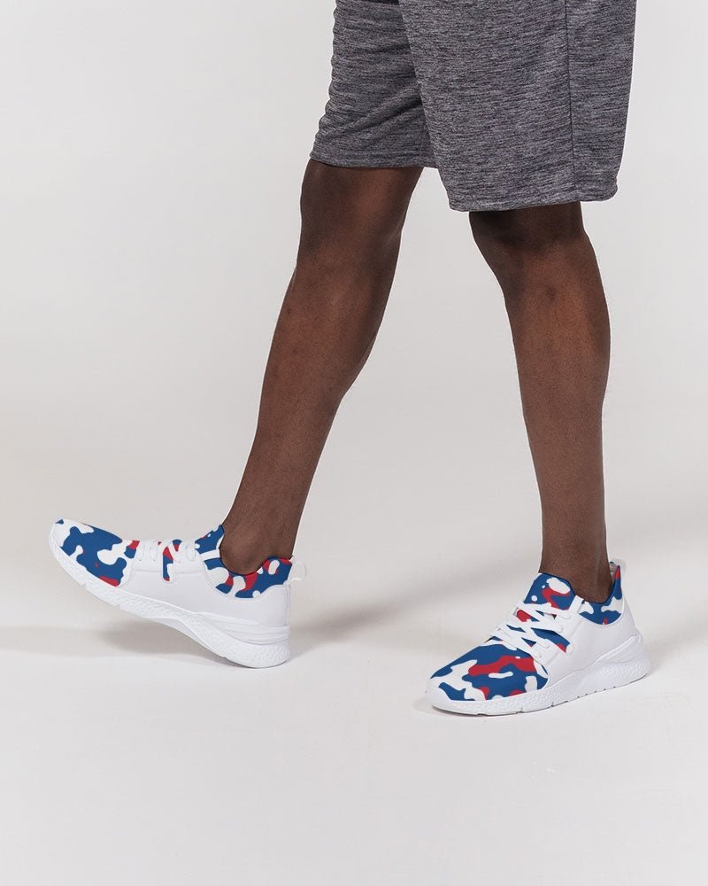 Belize Flag Camo Men's Two-Tone Sneaker - Conscious Apparel Store