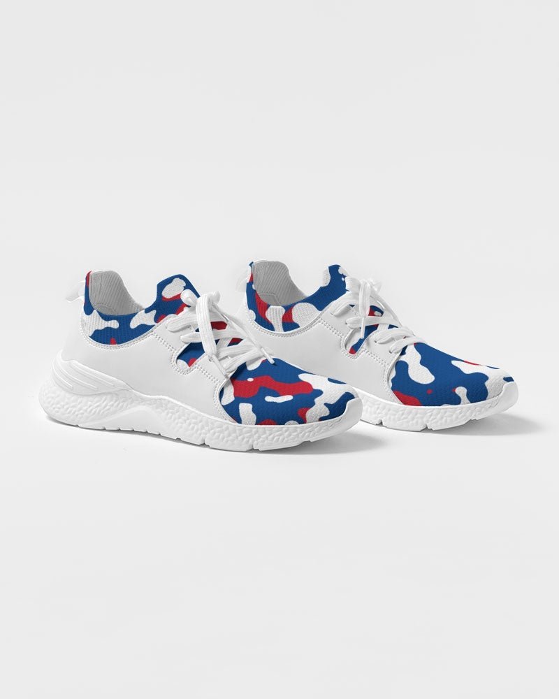 Belize Flag Camo Men's Two-Tone Sneaker - Conscious Apparel Store