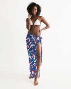 Belize Flag Camo Swim Cover Up - Conscious Apparel Store