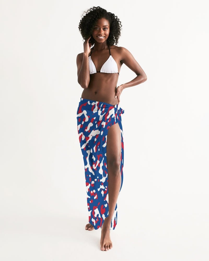 Belize Flag Camo Swim Cover Up - Conscious Apparel Store