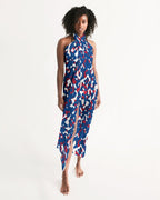 Belize Flag Camo Swim Cover Up - Conscious Apparel Store