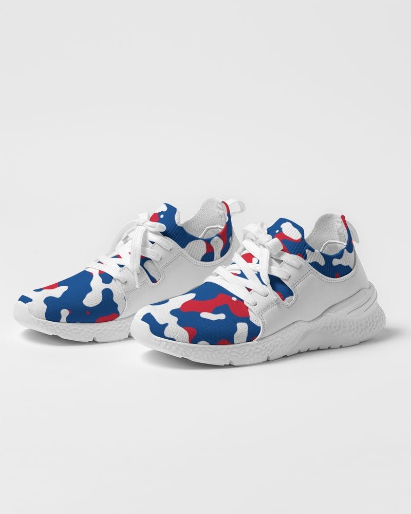Belize Flag Camo Women's Two-Tone Sneaker - Conscious Apparel Store