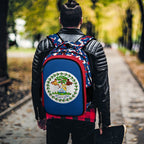 Belize Flag Casual Backpack - Conscious Apparel Store