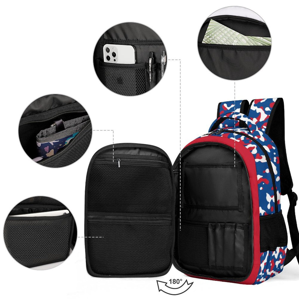 Belize Flag Casual Backpack - Conscious Apparel Store
