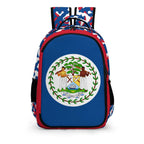 Belize Flag Casual Backpack - Conscious Apparel Store