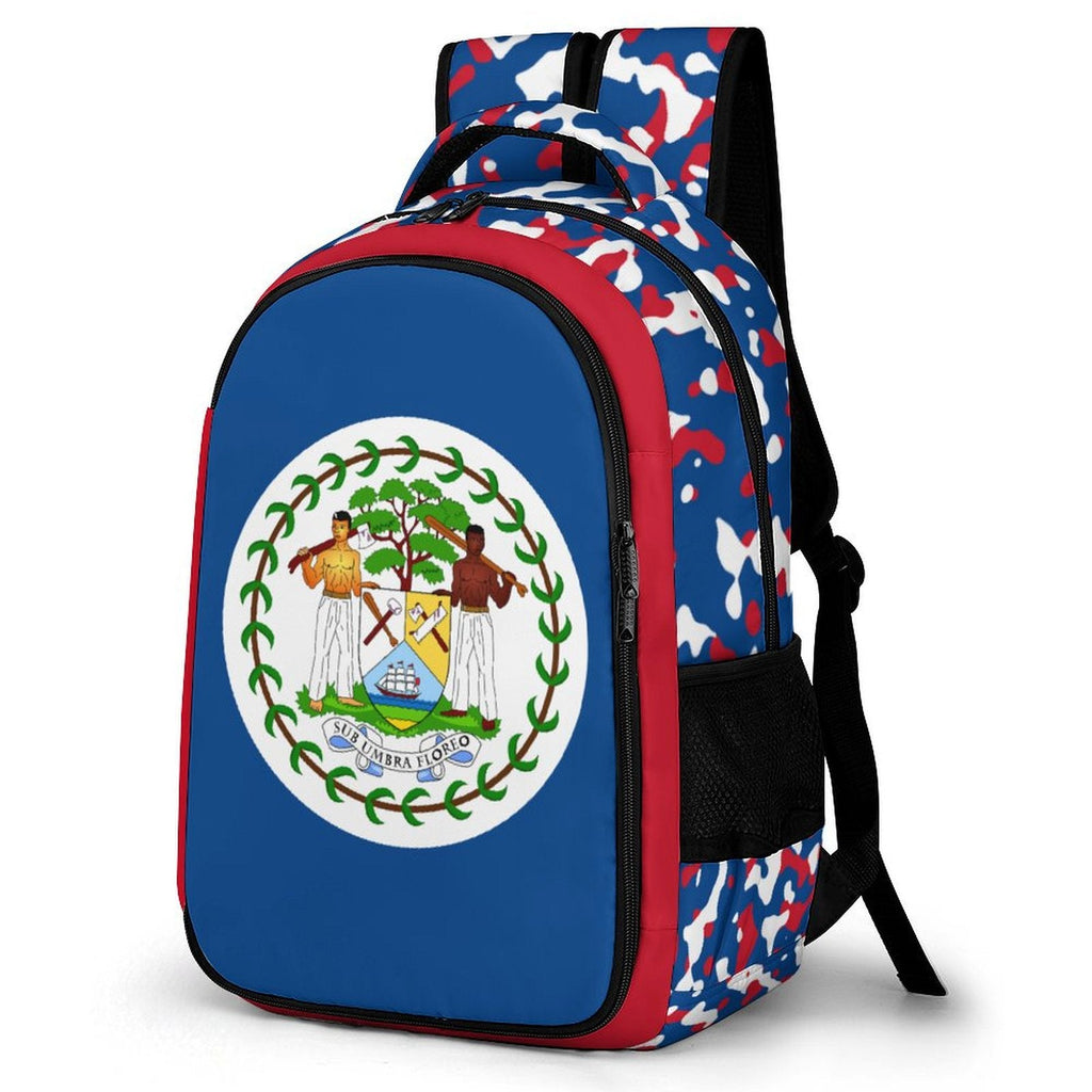 Belize Flag Casual Backpack - Conscious Apparel Store