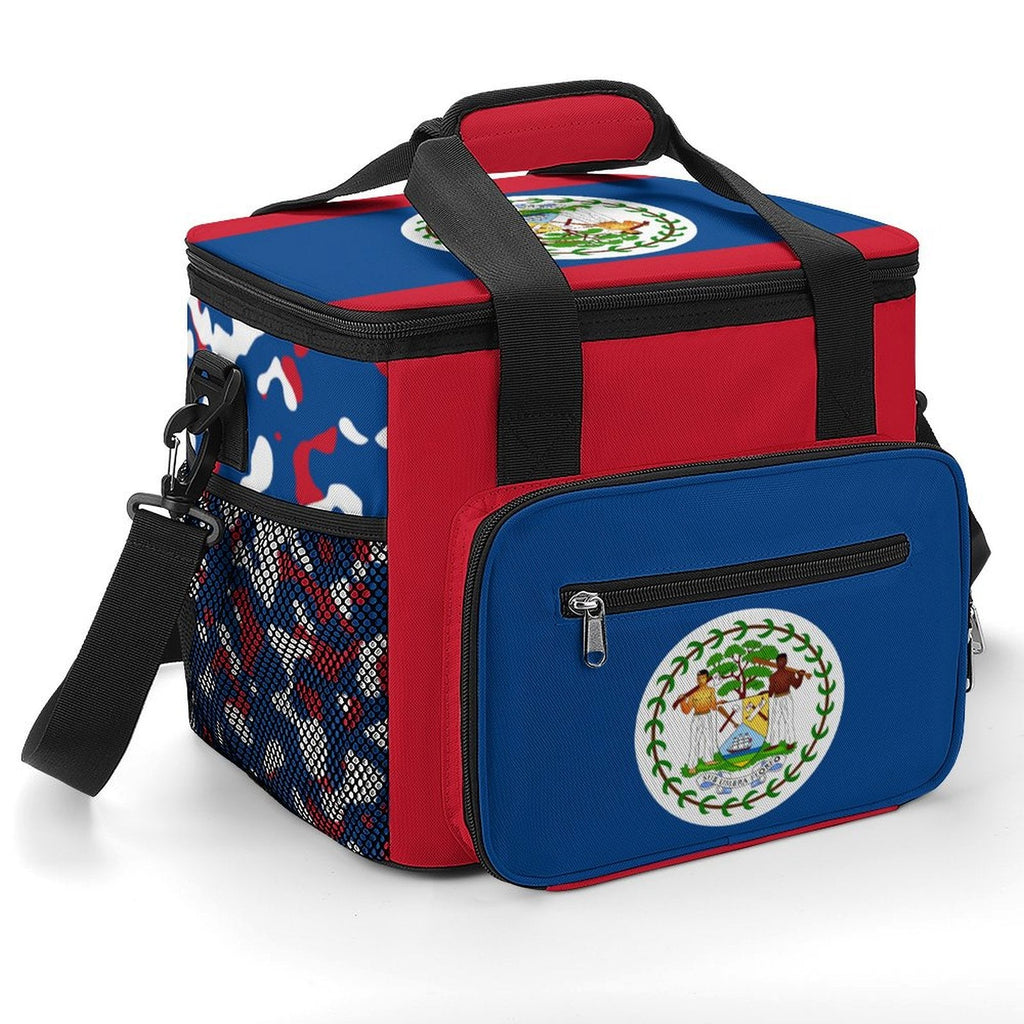 Belize Flag Insulated Cooler Bag - Conscious Apparel Store